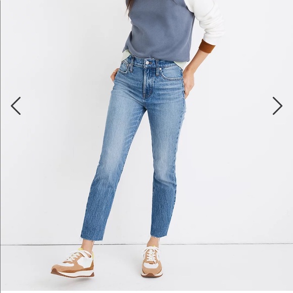 Madewell Perfect Vintage Jean: Raw Hem Edition Sz 25T - Picture 2 of 6